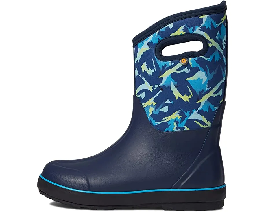 Bogs Shoes Classic II Winter Mountain Navy Multi (Size 8c-7Y)