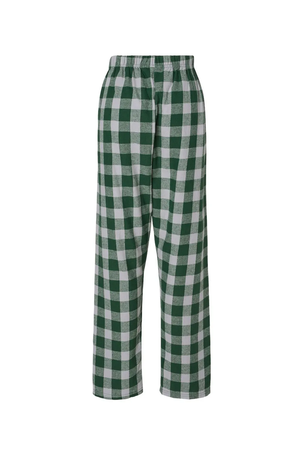 Boxercraft Womens Haley Flannel Pants w/ Pockets - Green/Oxford Grey Buffalo
