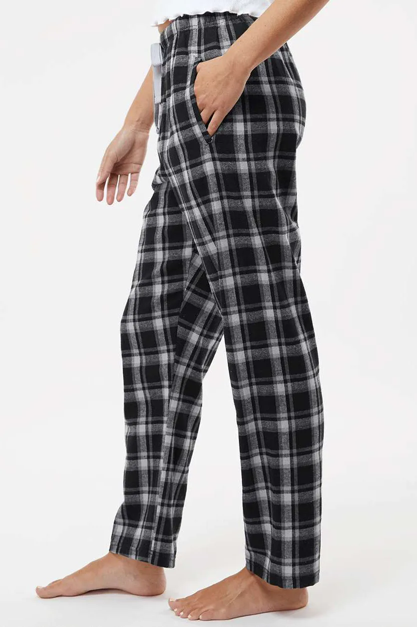 Boxercraft Womens Haley Flannel Pants w/ Pockets - Heritage Black Plaid