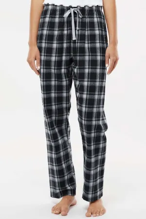 Boxercraft Womens Haley Flannel Pants w/ Pockets - Heritage Black Plaid