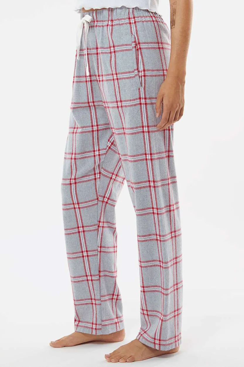 Boxercraft Womens Haley Flannel Pants w/ Pockets - Oxford Red Tomboy Plaid