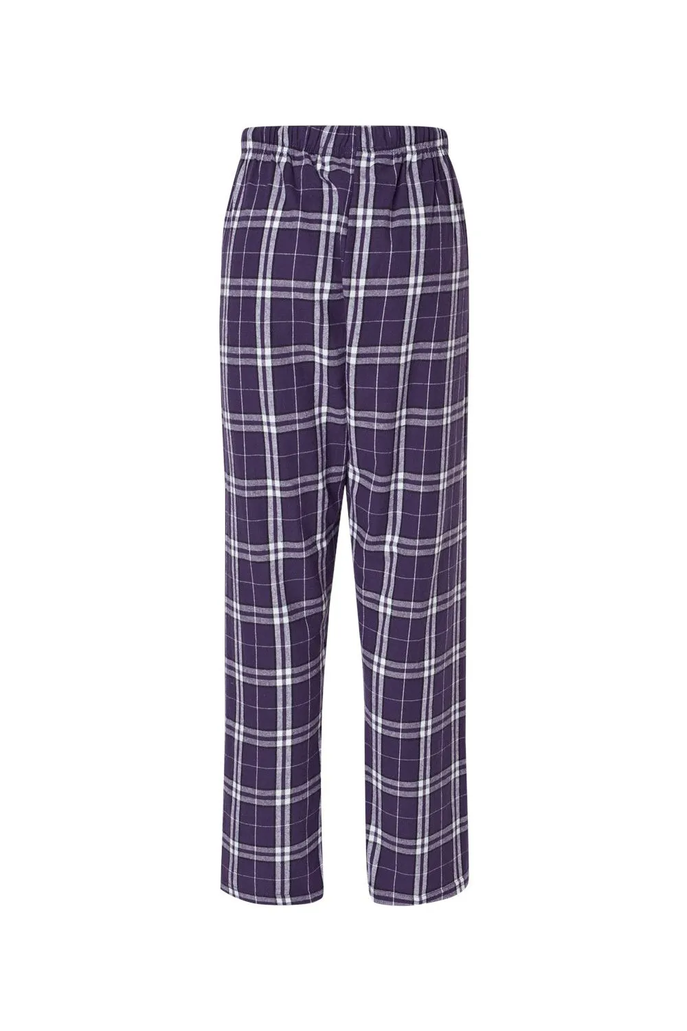 Boxercraft Womens Haley Flannel Pants w/ Pockets - Purple/White