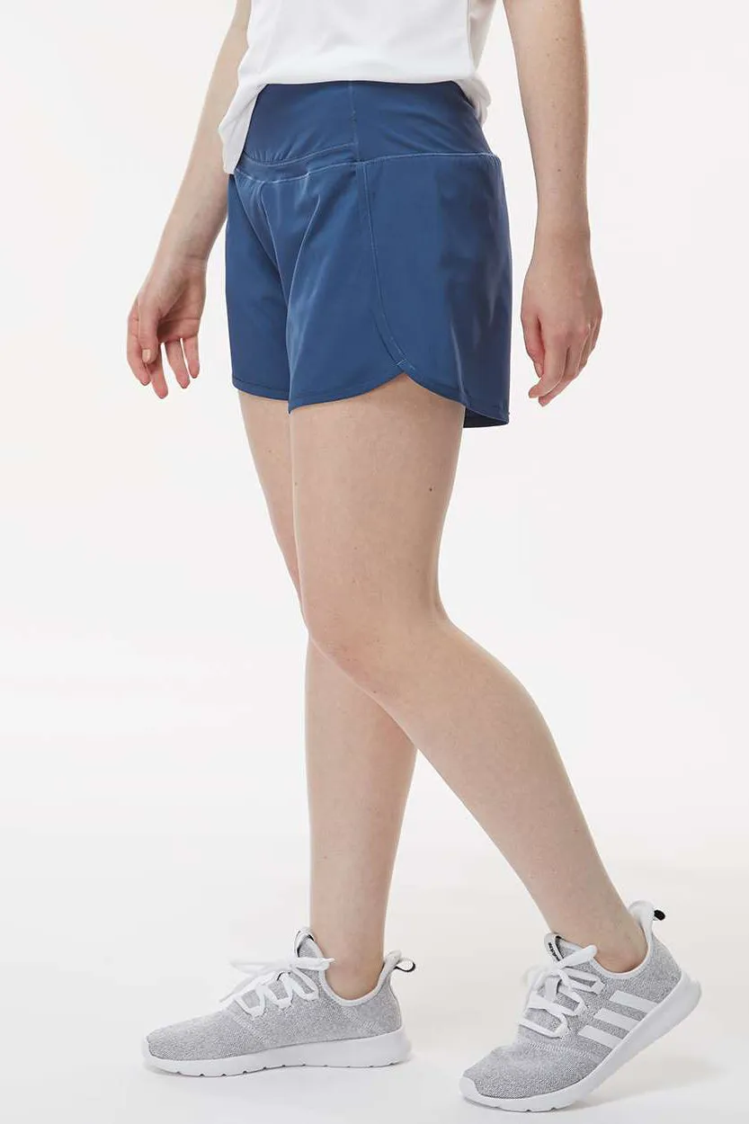 Boxercraft Womens Stretch Woven Lined Shorts - Indigo Blue