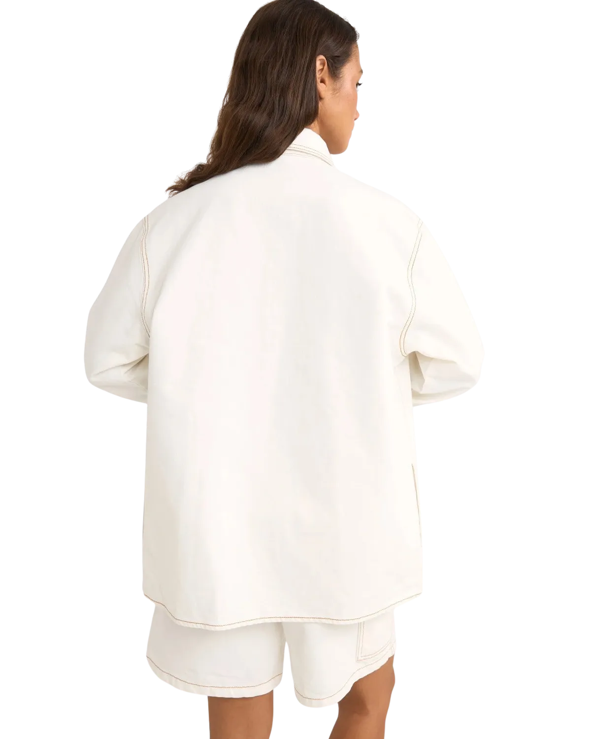 Camilla Oversized Jacket in Ivory