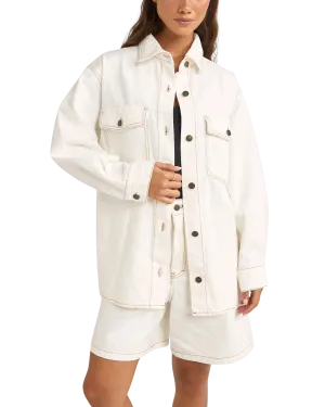 Camilla Oversized Jacket in Ivory