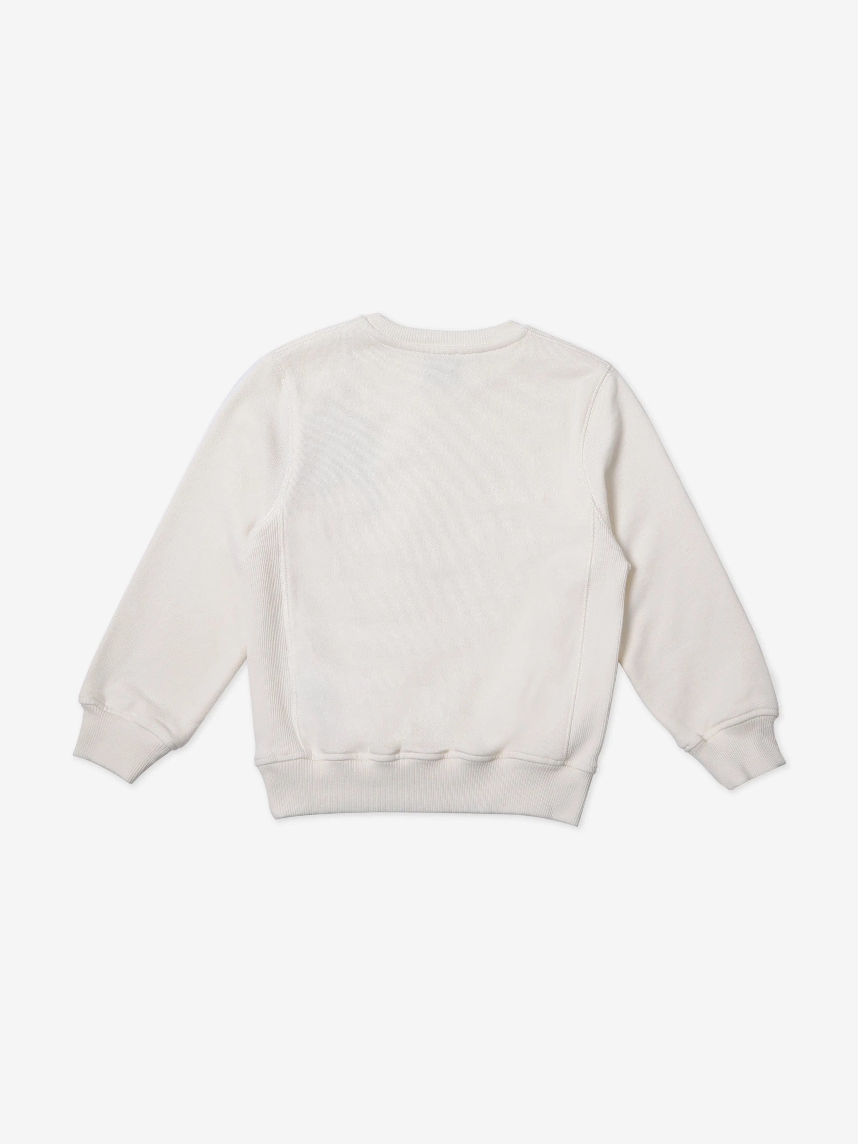 Casablanca Kids Oasis Print Sweatshirt in White