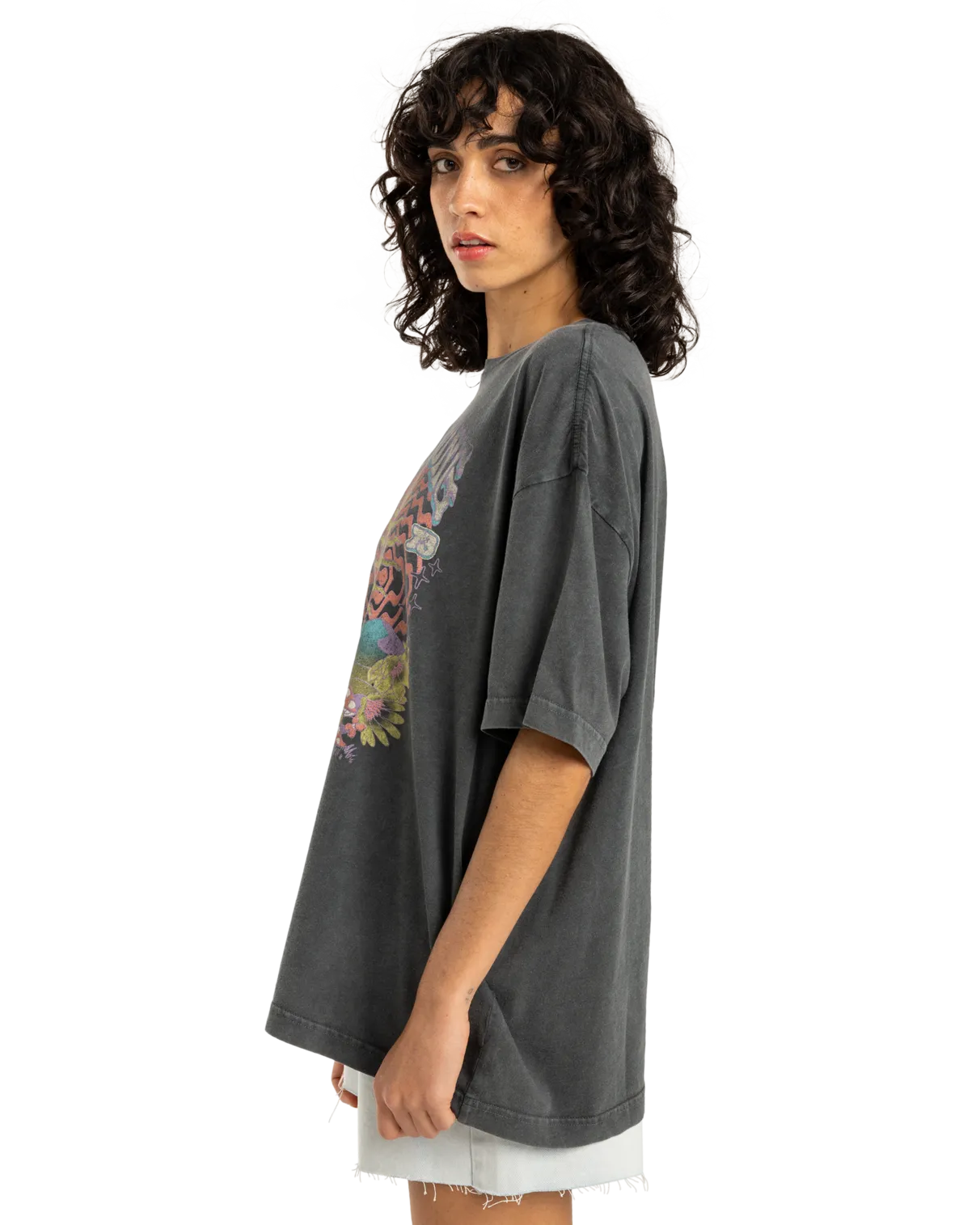 Celio Grande T-Shirt in Off Black