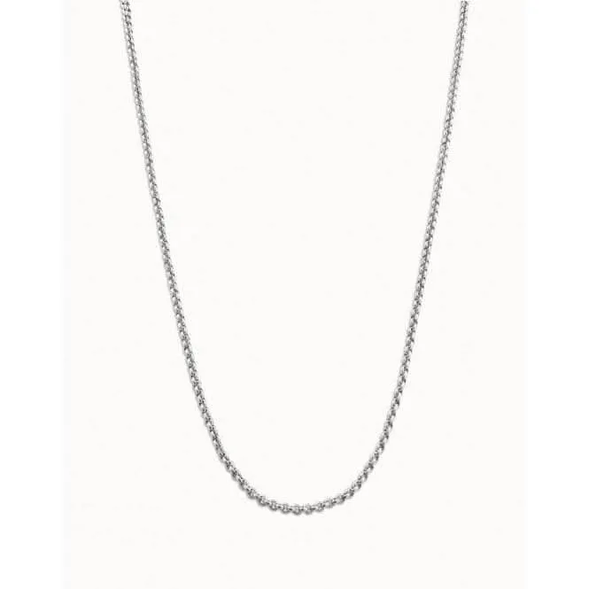 Chain 2 Silver Metal Necklace Unode50 Jewelry And Accessories