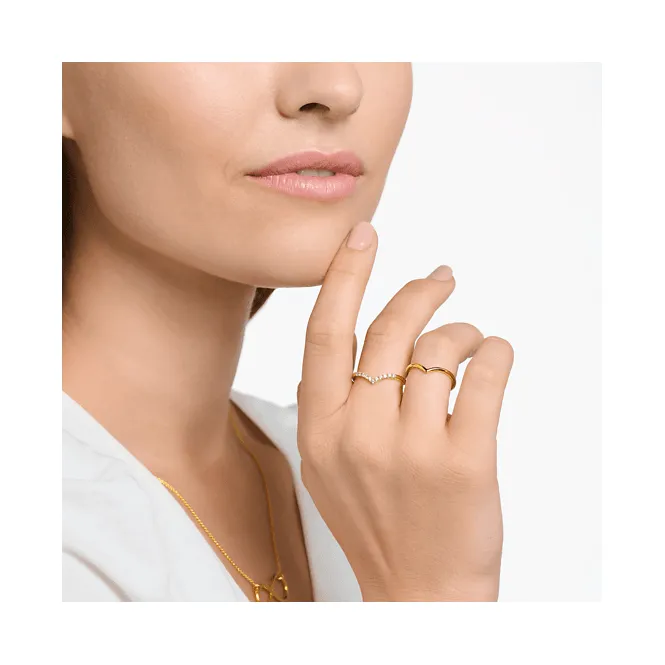 Charming Sterling Silver V-Shaped Ring TR2393-001-21 Thomas Sabo Rings