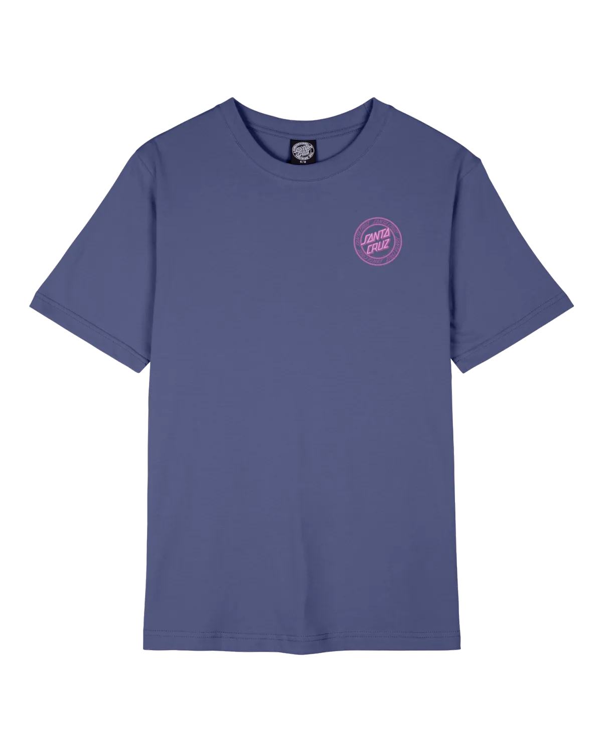 Check Outline Ringed Dot T-Shirt in Future Dusk
