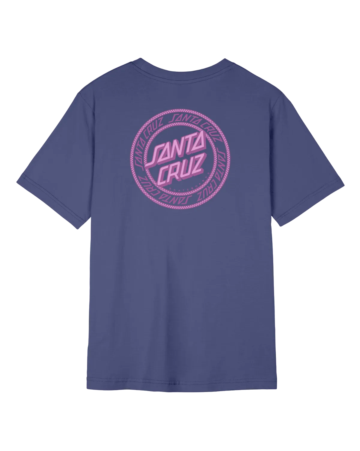 Check Outline Ringed Dot T-Shirt in Future Dusk