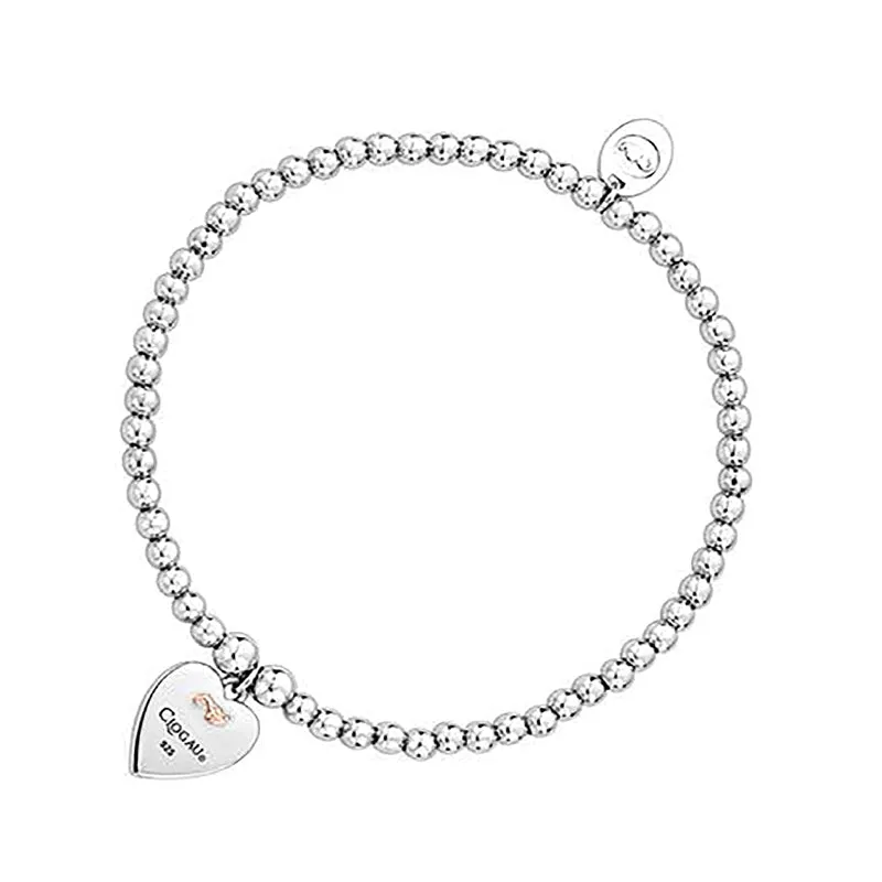 Clogau Jewellery Clogau Affinity Tree Of Life Insignia Heart Sterling Silver Bead Bracelet