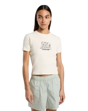 Companion Center Logo T-Shirt in Whitecap Grey