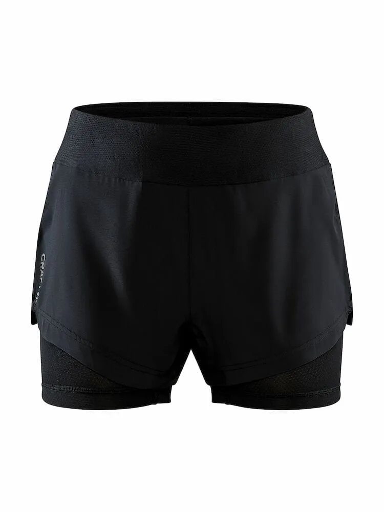 Craft Men's ADV Essence 2 in 1 Shorts in Black SS25
