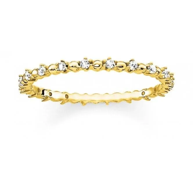 Cubic Zirconia Eternity Ring Band TR2153-414-14 Thomas Sabo Rings