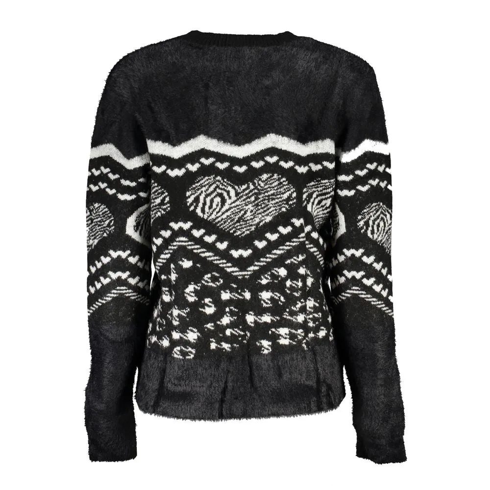 Desigual Chic Turtleneck Sweater with Contrast Women's Detail