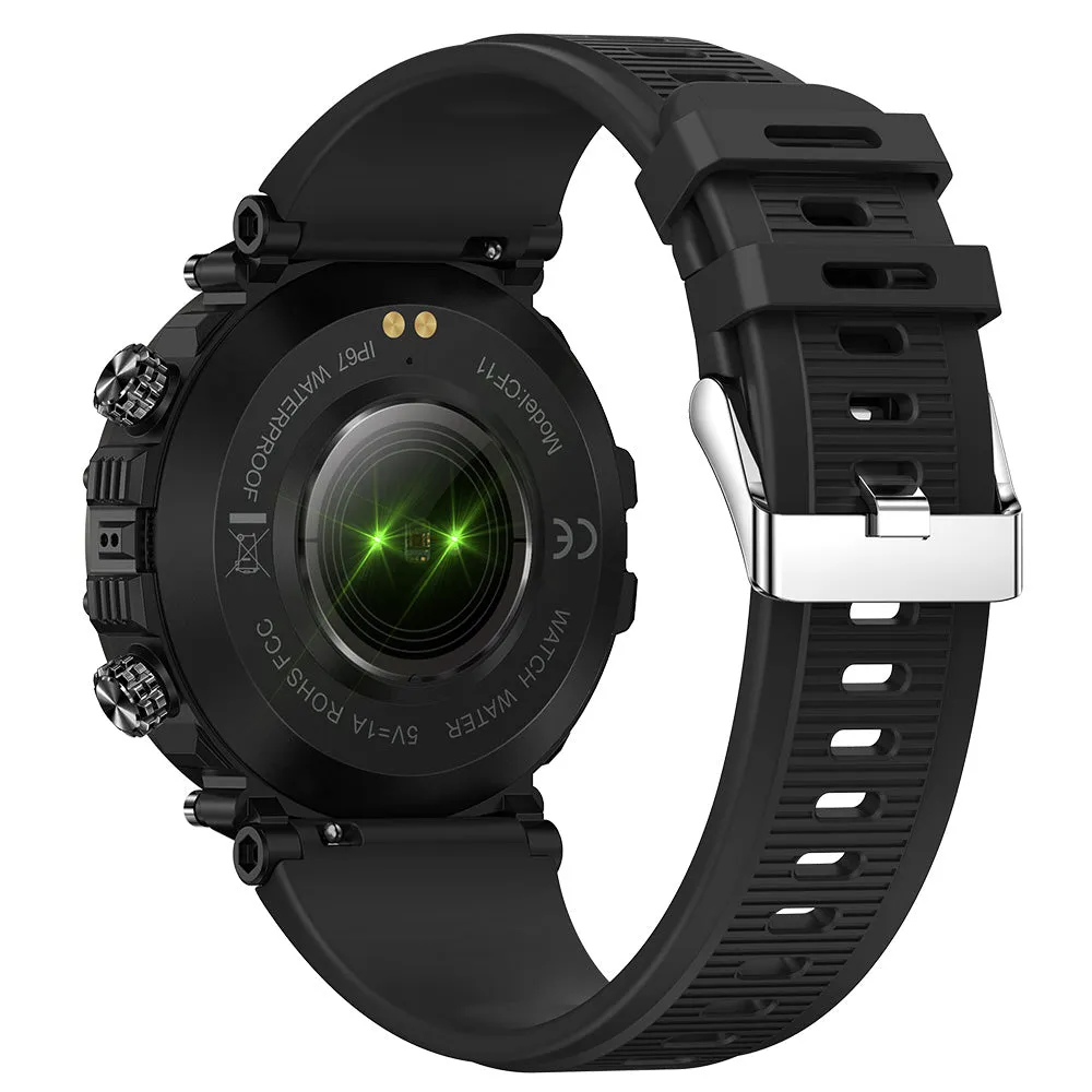 Digital Mens Watches Active Pro Call  XL Connect Smart Watch with 3 Band Options Black