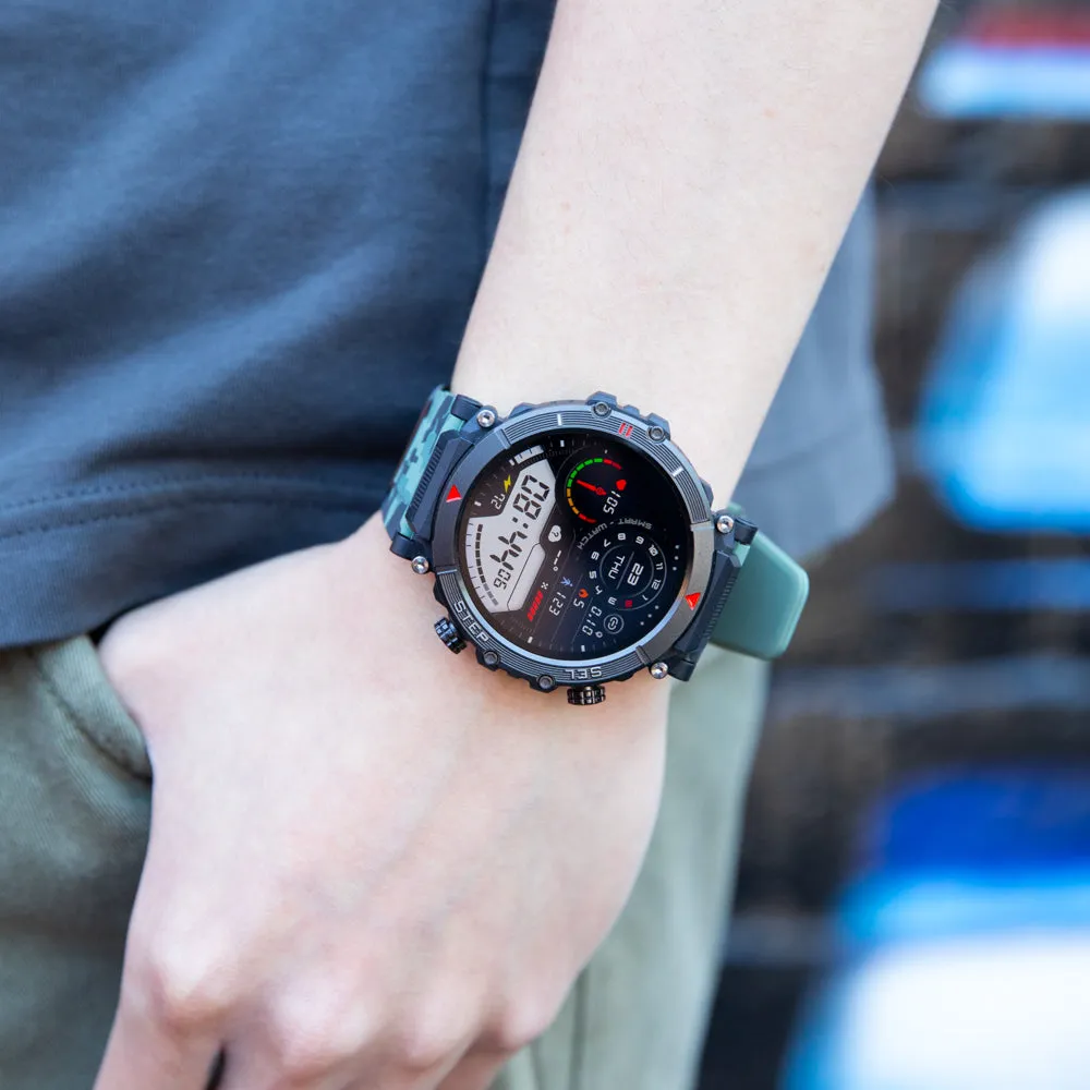 Digital Mens Watches Active Pro Call  XL Connect Smart Watch with 3 Band Options Black