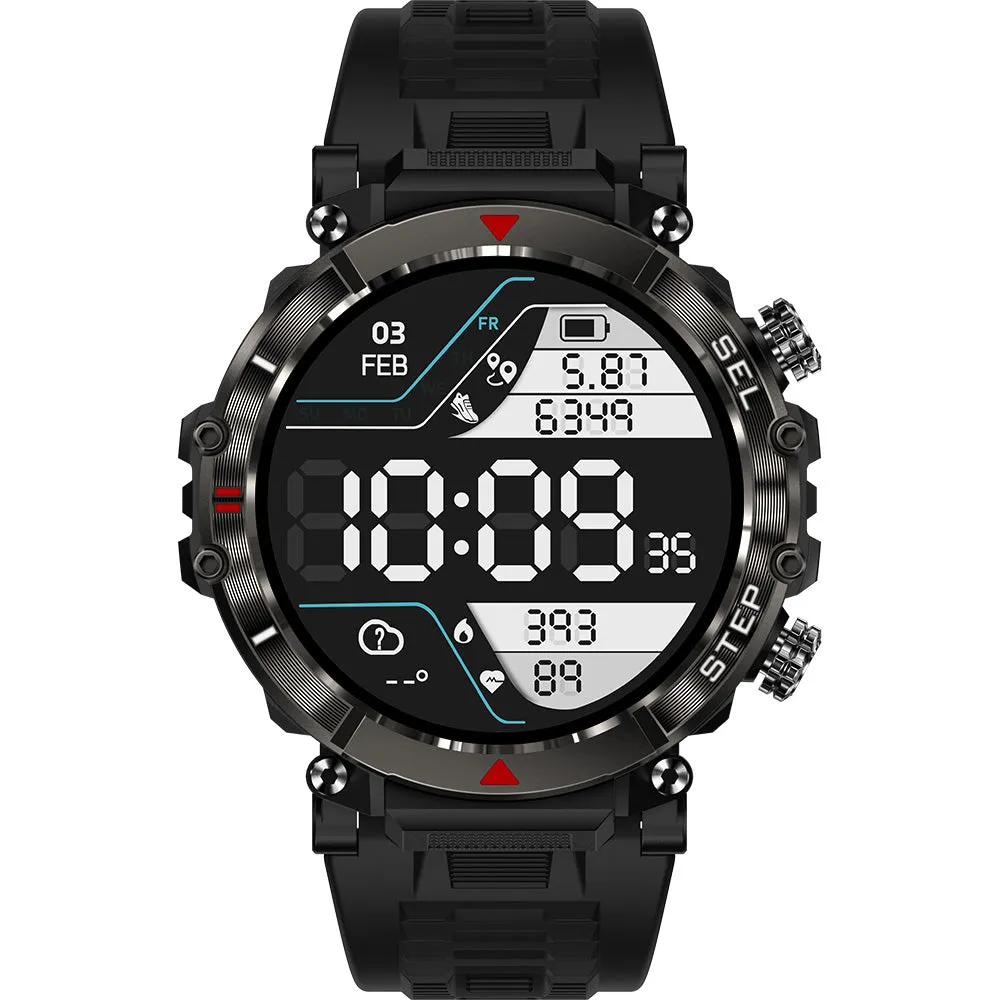 Digital Mens Watches Active Pro Call  XL Connect Smart Watch with 3 Band Options Black