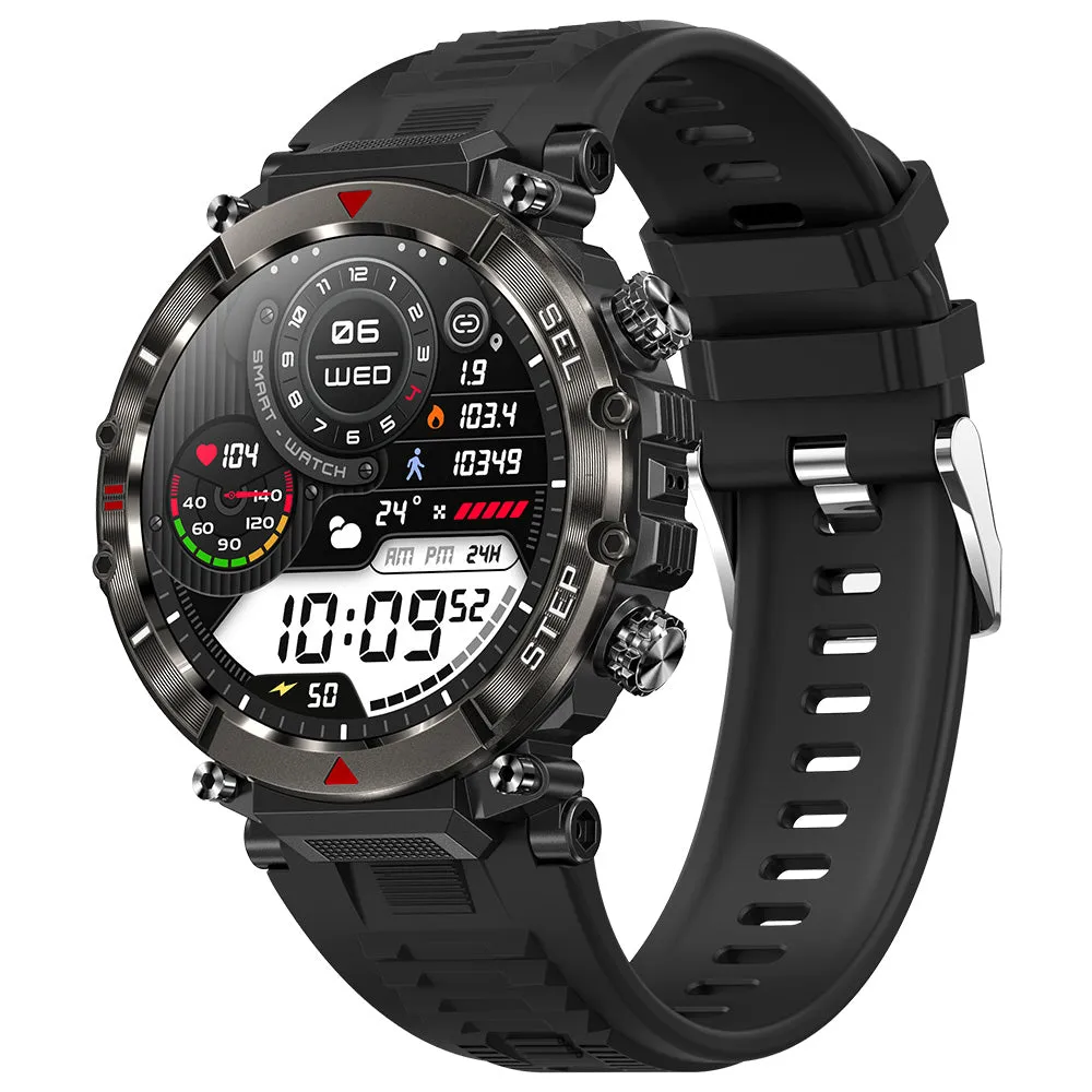 Digital Mens Watches Active Pro Call  XL Connect Smart Watch with 3 Band Options Black