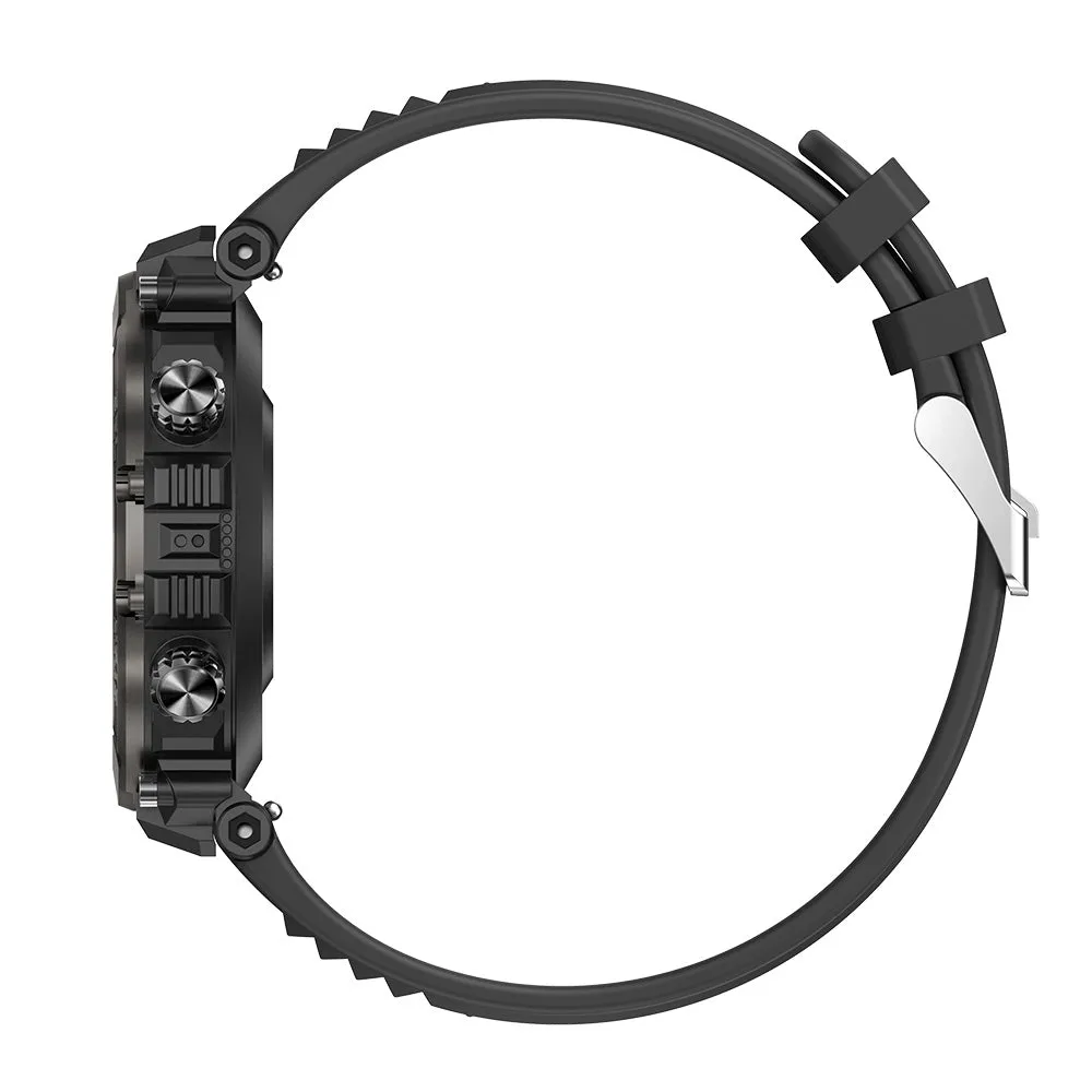 Digital Mens Watches Active Pro Call  XL Connect Smart Watch with 3 Band Options Black