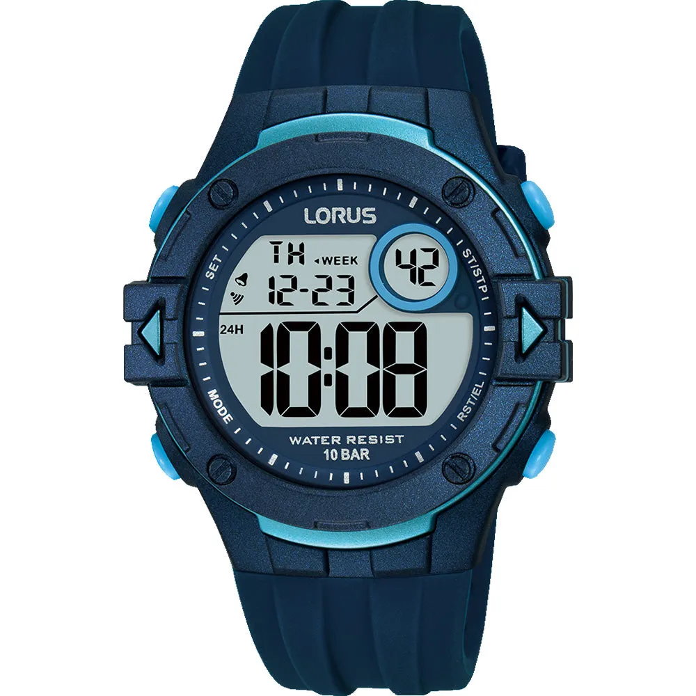 Digital Mens Watches Lorus R2325PX-9 Digital Multi-Time