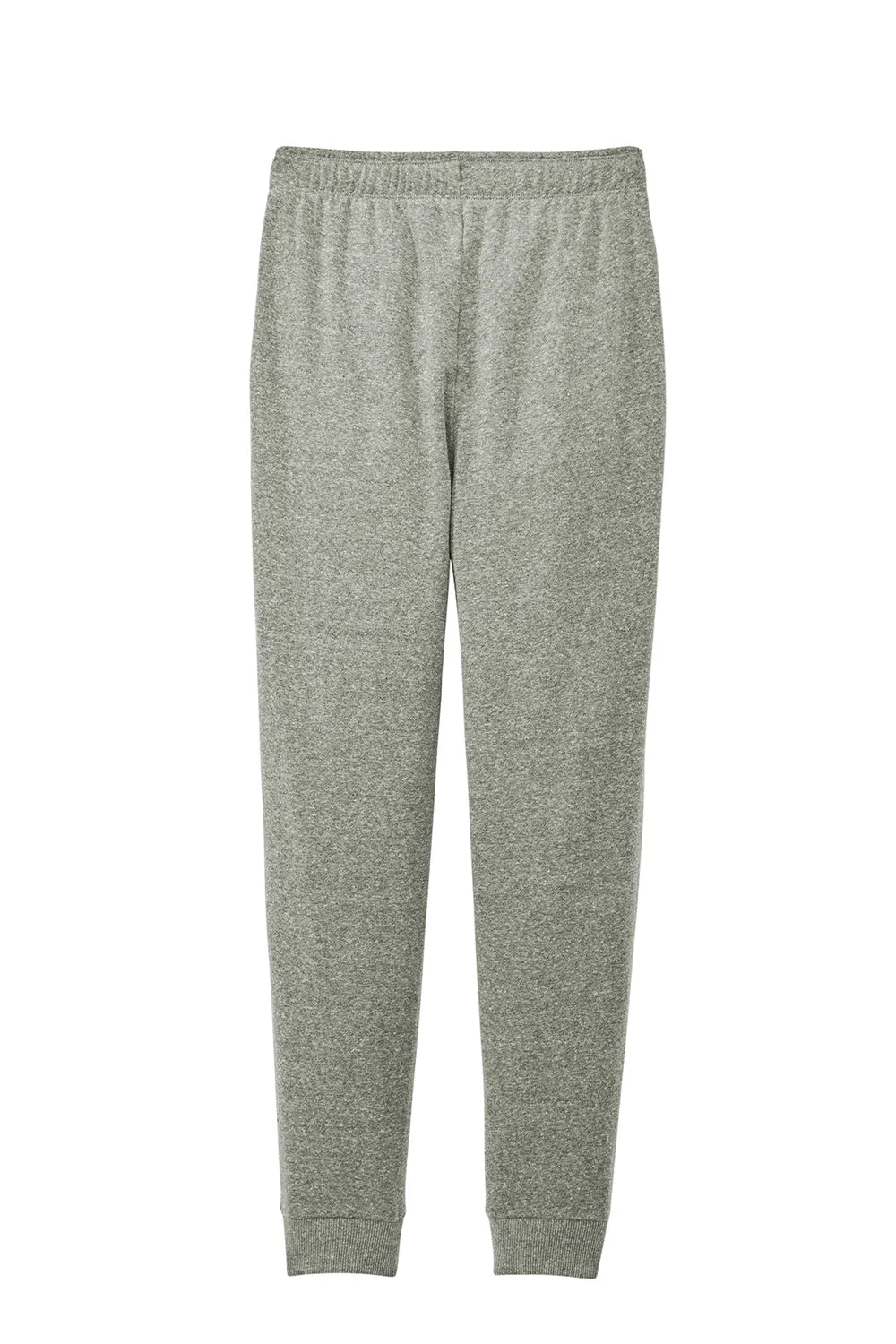District Womens Perfect Tri Fleece Jogger Sweatpants w/ Pockets - Grey Frost