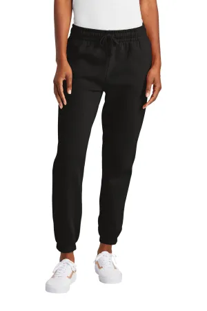 District Womens V.I.T. Fleece Sweatpants w/ Pockets - Black