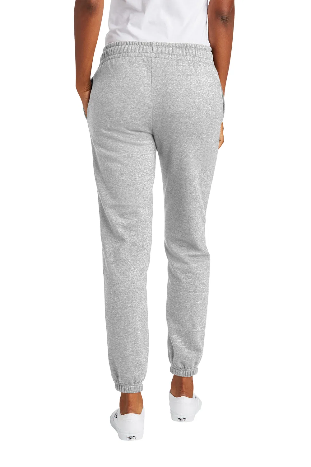 District Womens V.I.T. Fleece Sweatpants w/ Pockets - Heather Light Grey