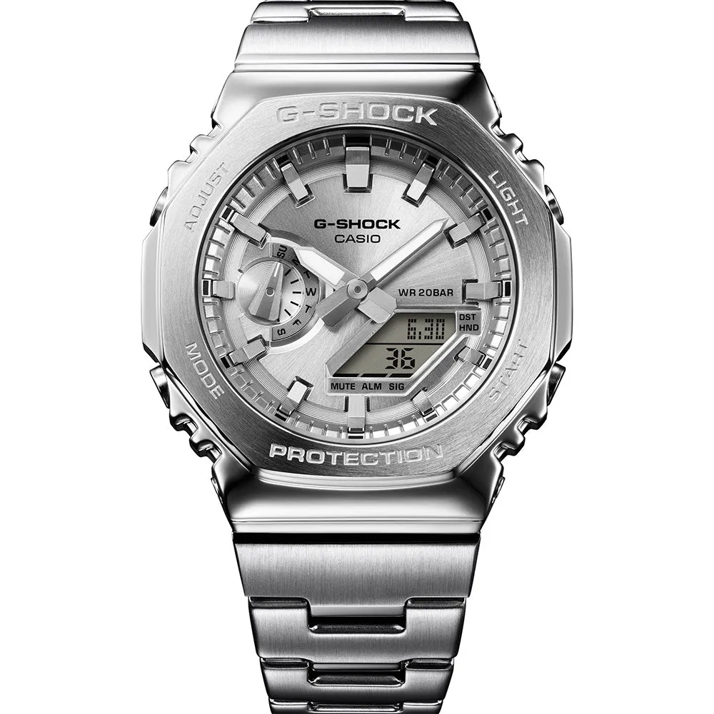 Diving Mens Watches G-Shock GM2110D-7A G-Steel Metal Covered 'CasiOak'