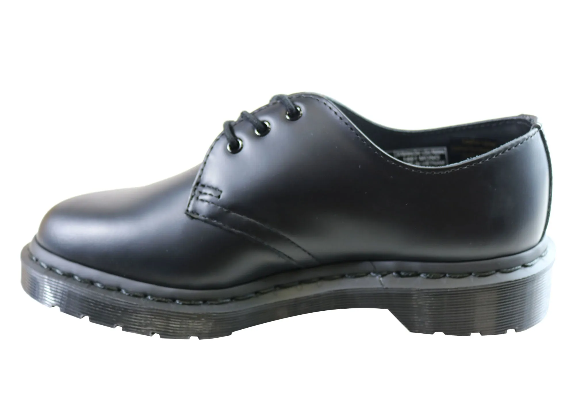 Dr Martens 1461 Mono Black Smooth Lace Up Comfortable Unisex Shoes Dr Martens Shoes