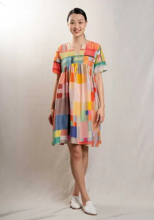 Dress Sn-24 Short Dress Rainbow