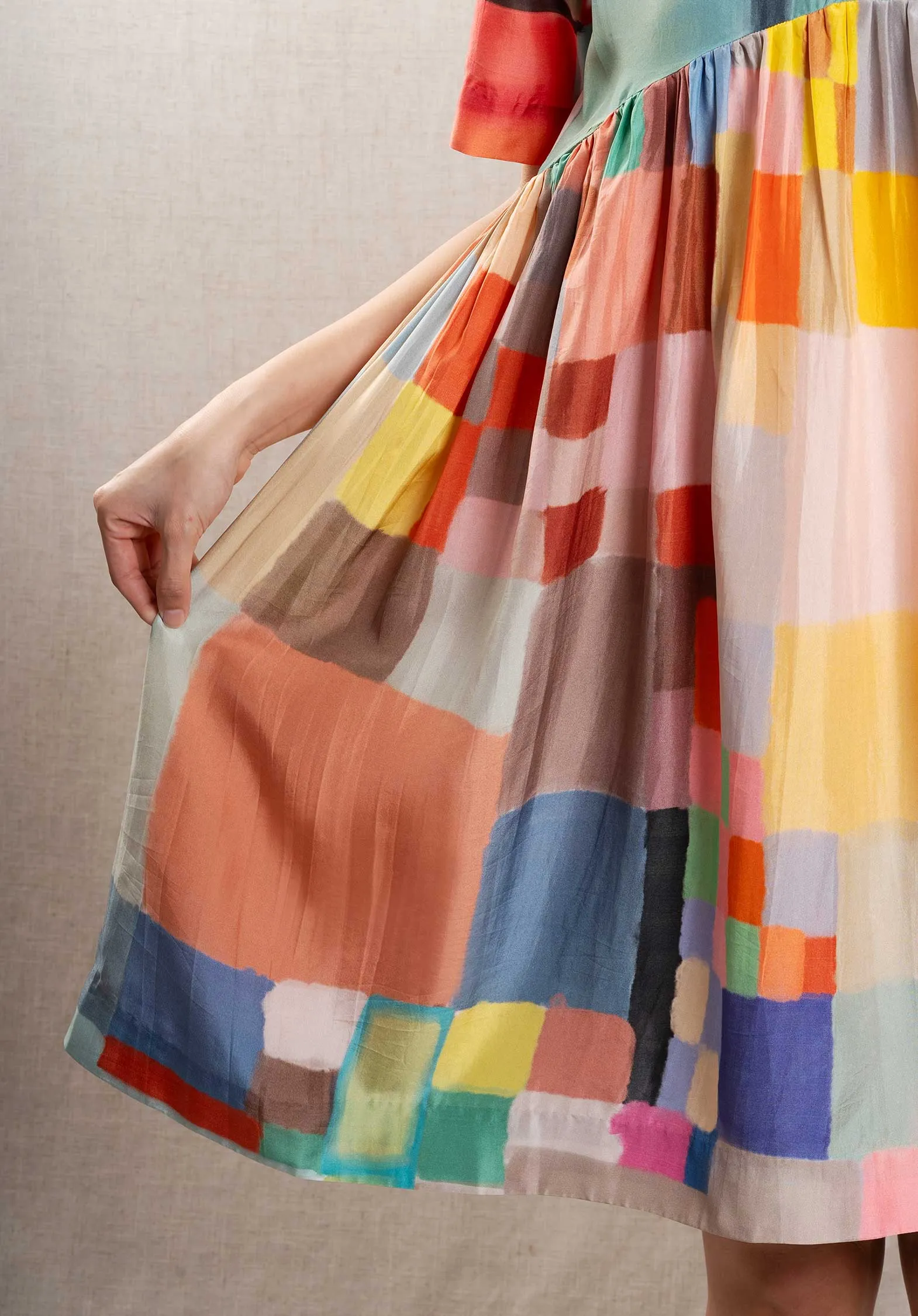 Dress Sn-24 Short Dress Rainbow