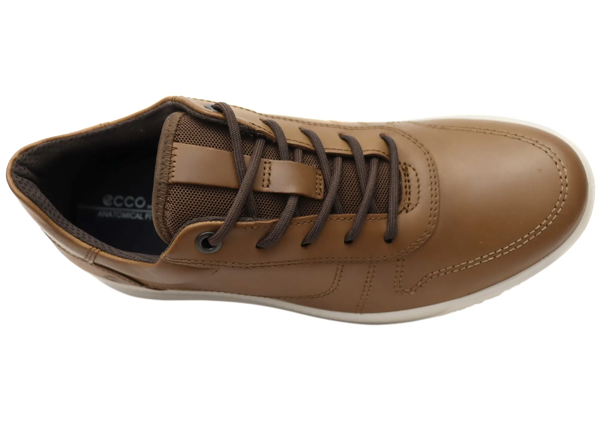 ECCO Mens Byway Comfortable Leather Casual Lace Up Shoes ECCO Shoes