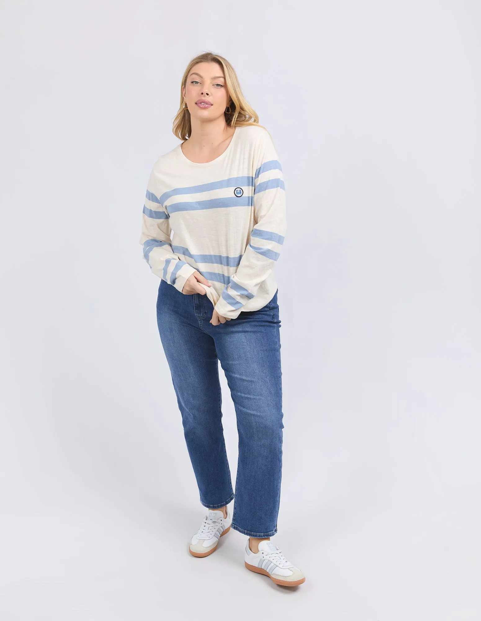 Elm Allegra L/S Tee Marshmallow