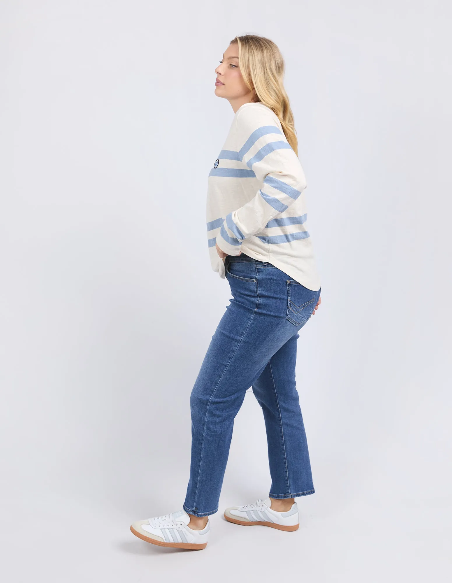 Elm Allegra L/S Tee Marshmallow