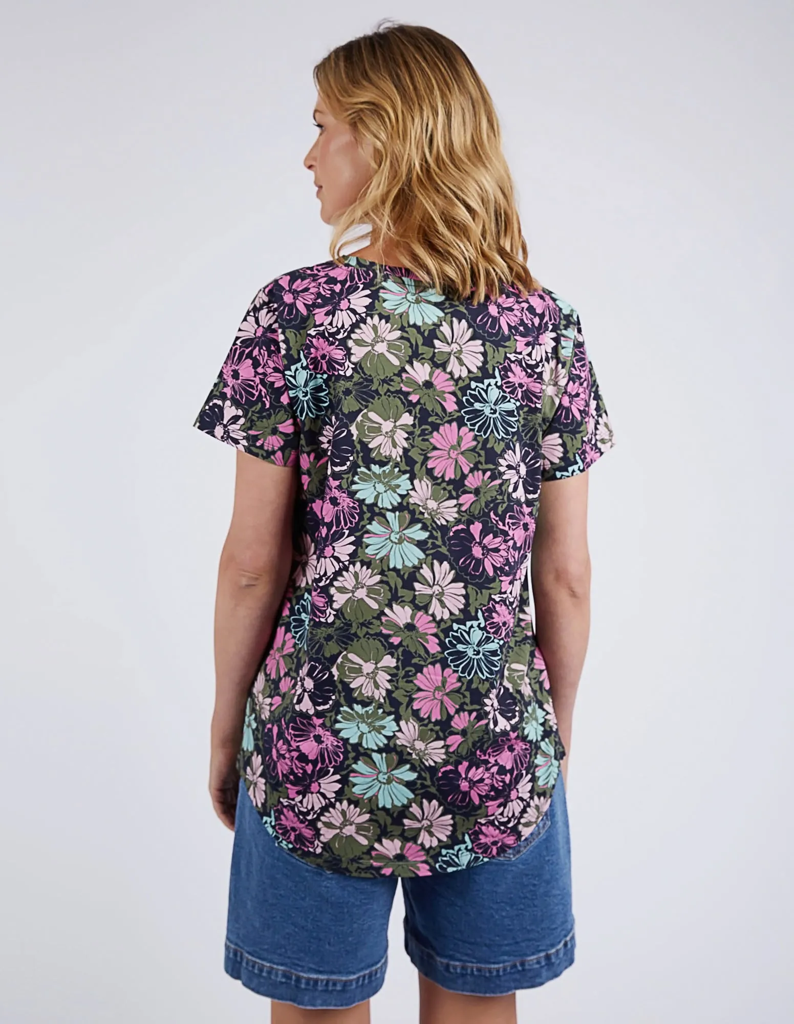 Elm Florentina Vee Tee Navy