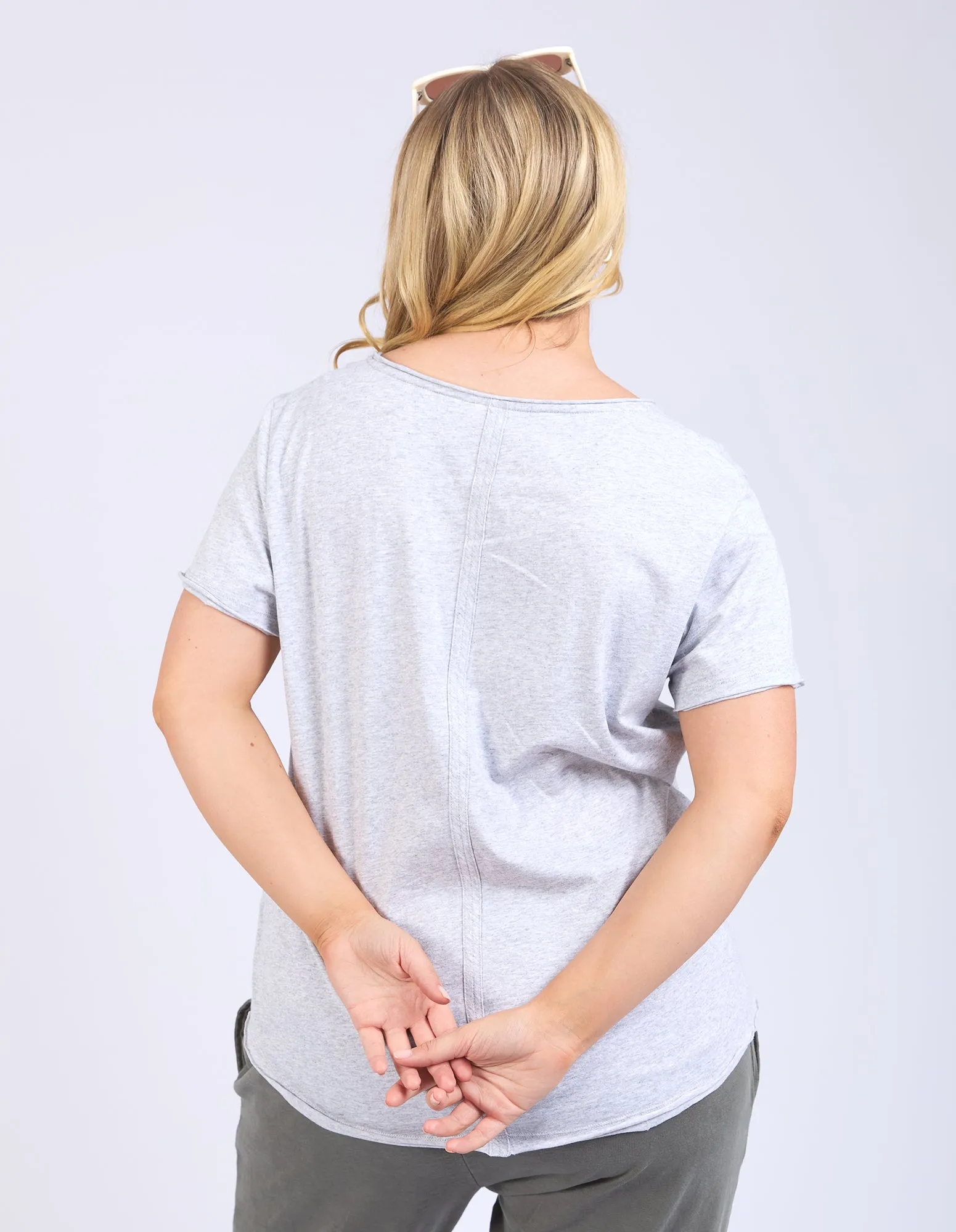 Elm Pima Vee Tee Grey Marle