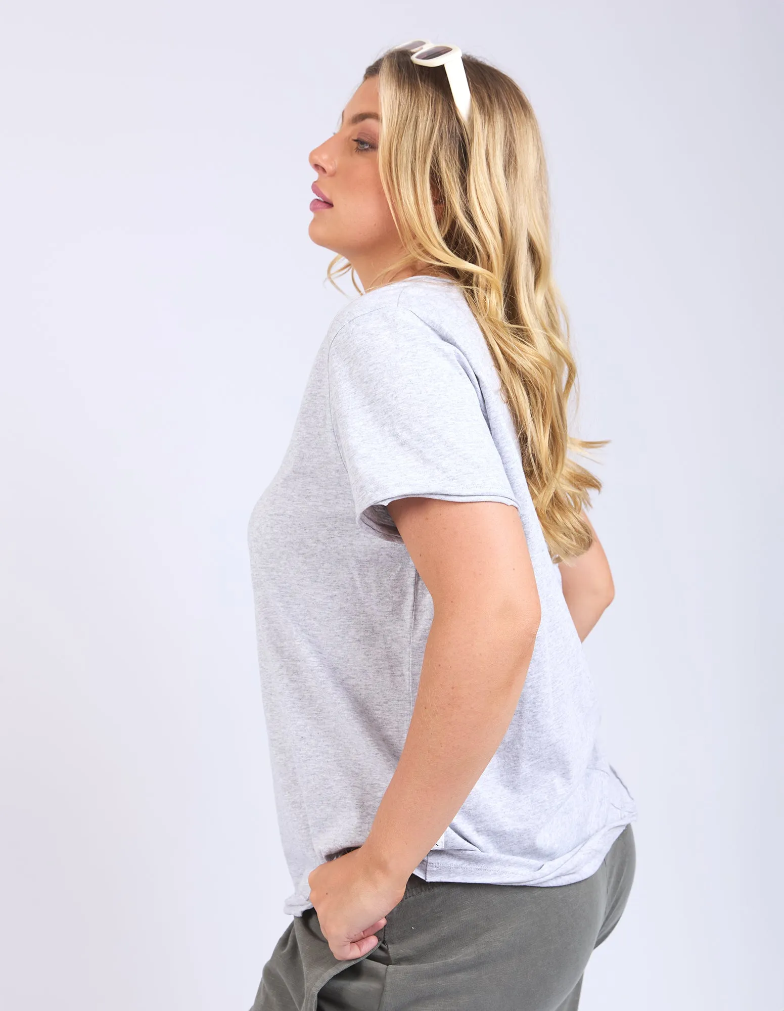 Elm Pima Vee Tee Grey Marle