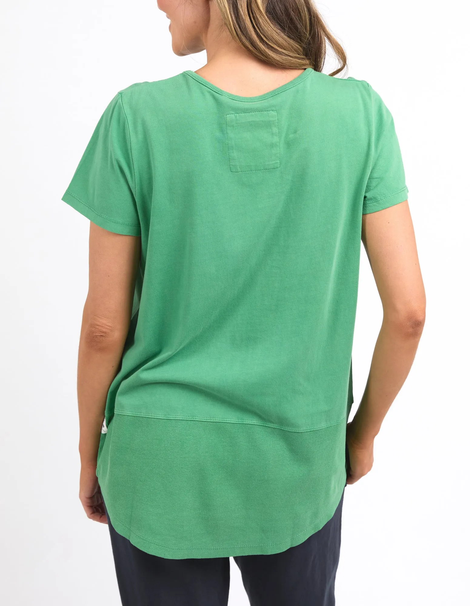 Elm Rib S/S Tee Greenbriar