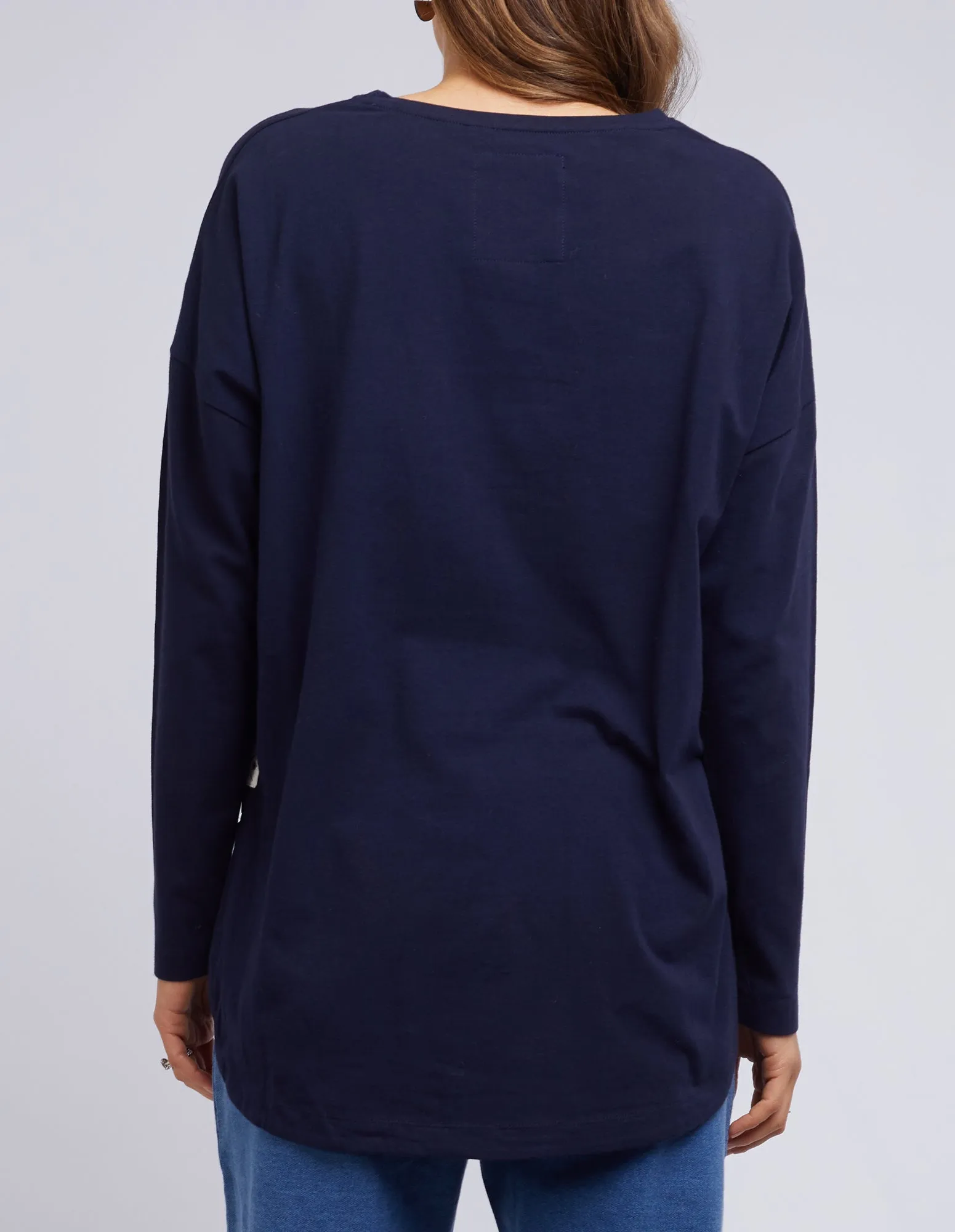 Elm Society L/S Tee Navy