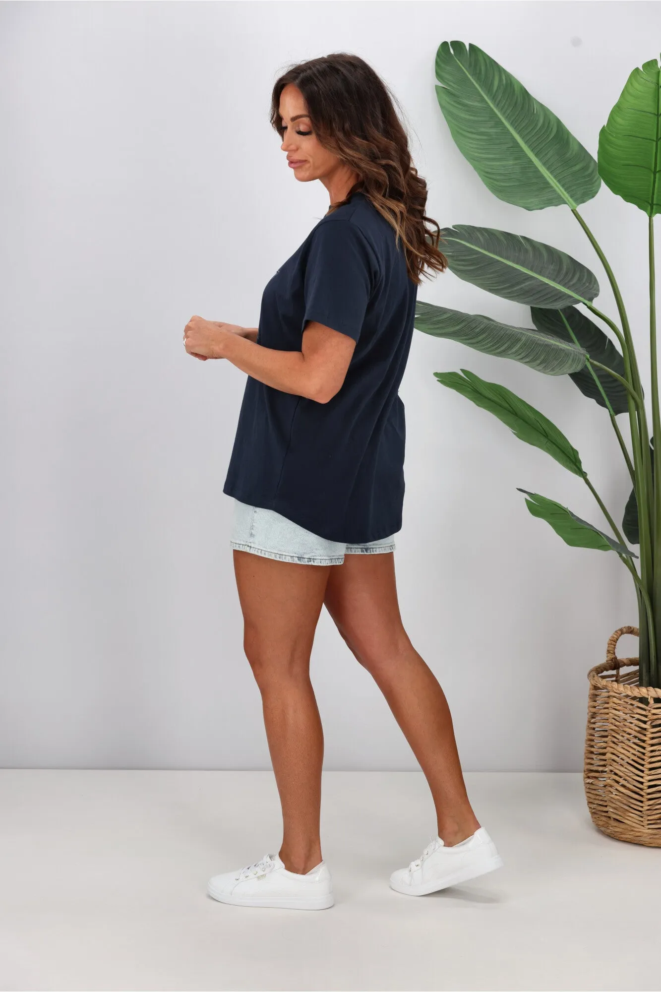 Elm Starburst Tee Navy