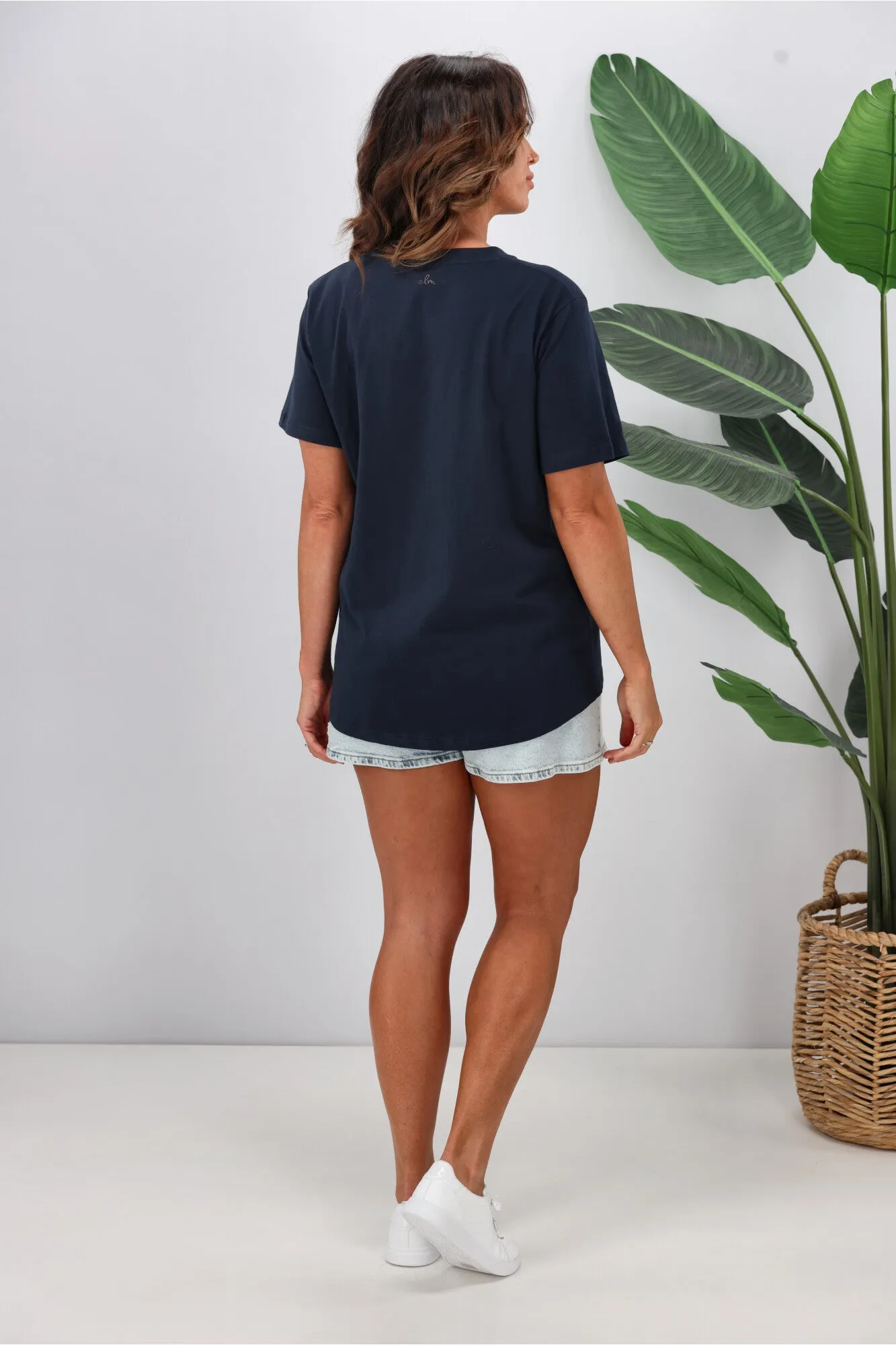 Elm Starburst Tee Navy