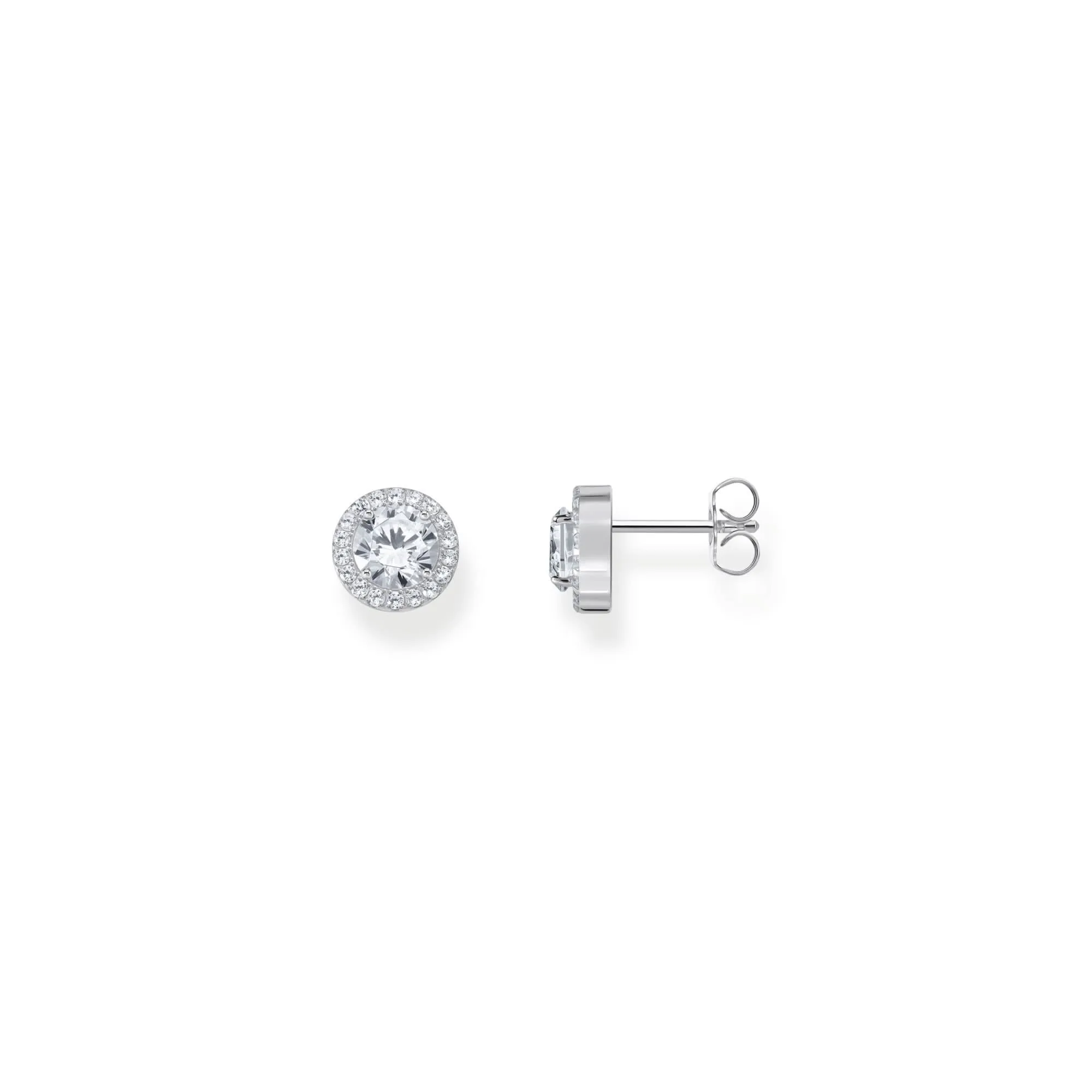 Essentials Sterling Silver Sparkling White Zirconia Earrings H2304-051-14 Thomas Sabo Earrings