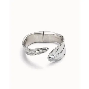 Feather Silver Metal Bracelet Unode50 Jewelry And Accessories