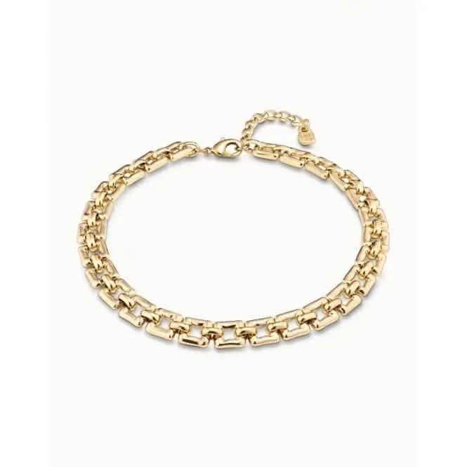 Femme Fatale Golden Metal Necklace Unode50 Jewelry And Accessories