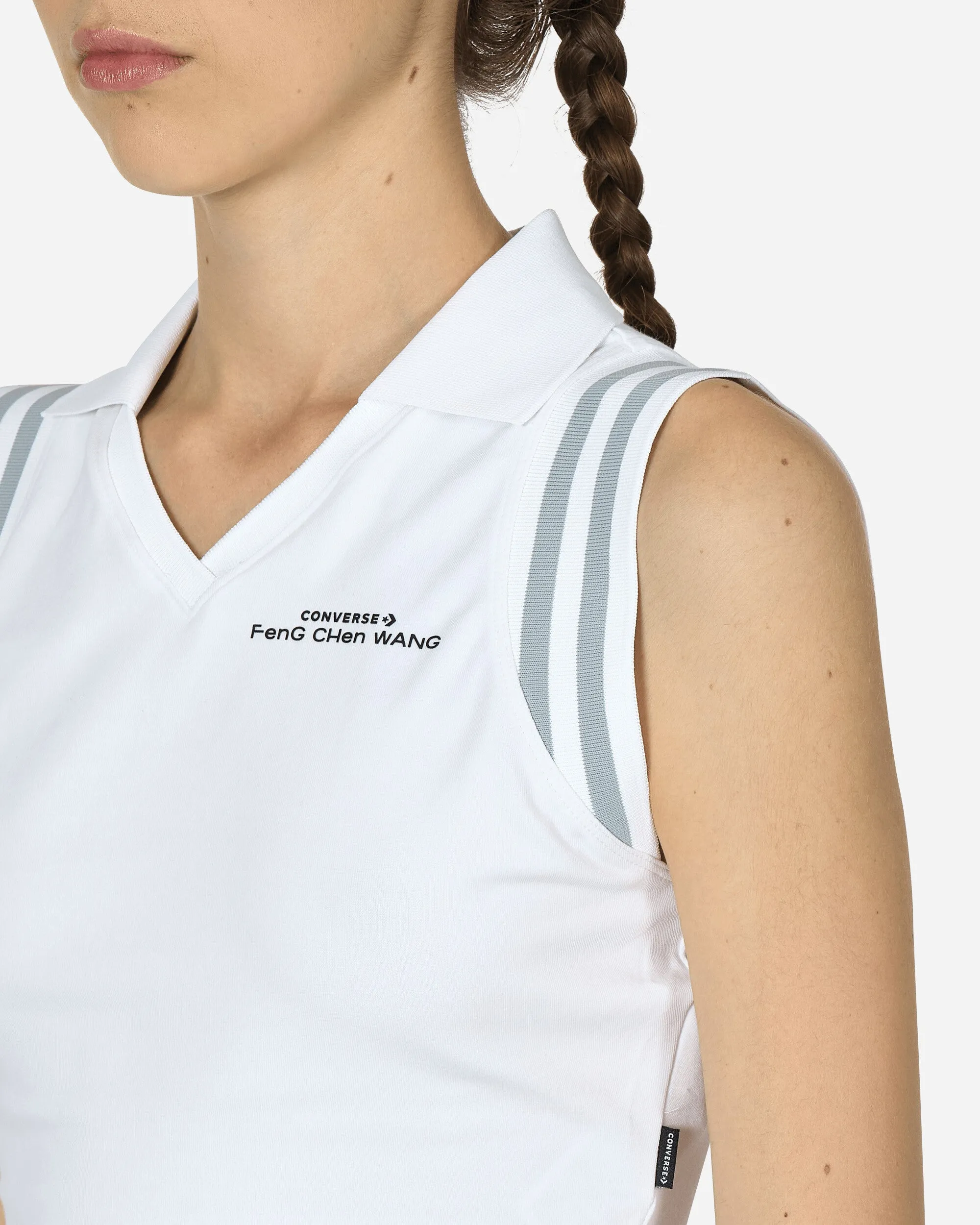 Feng Chen Wang Polo White / Arctic Ice