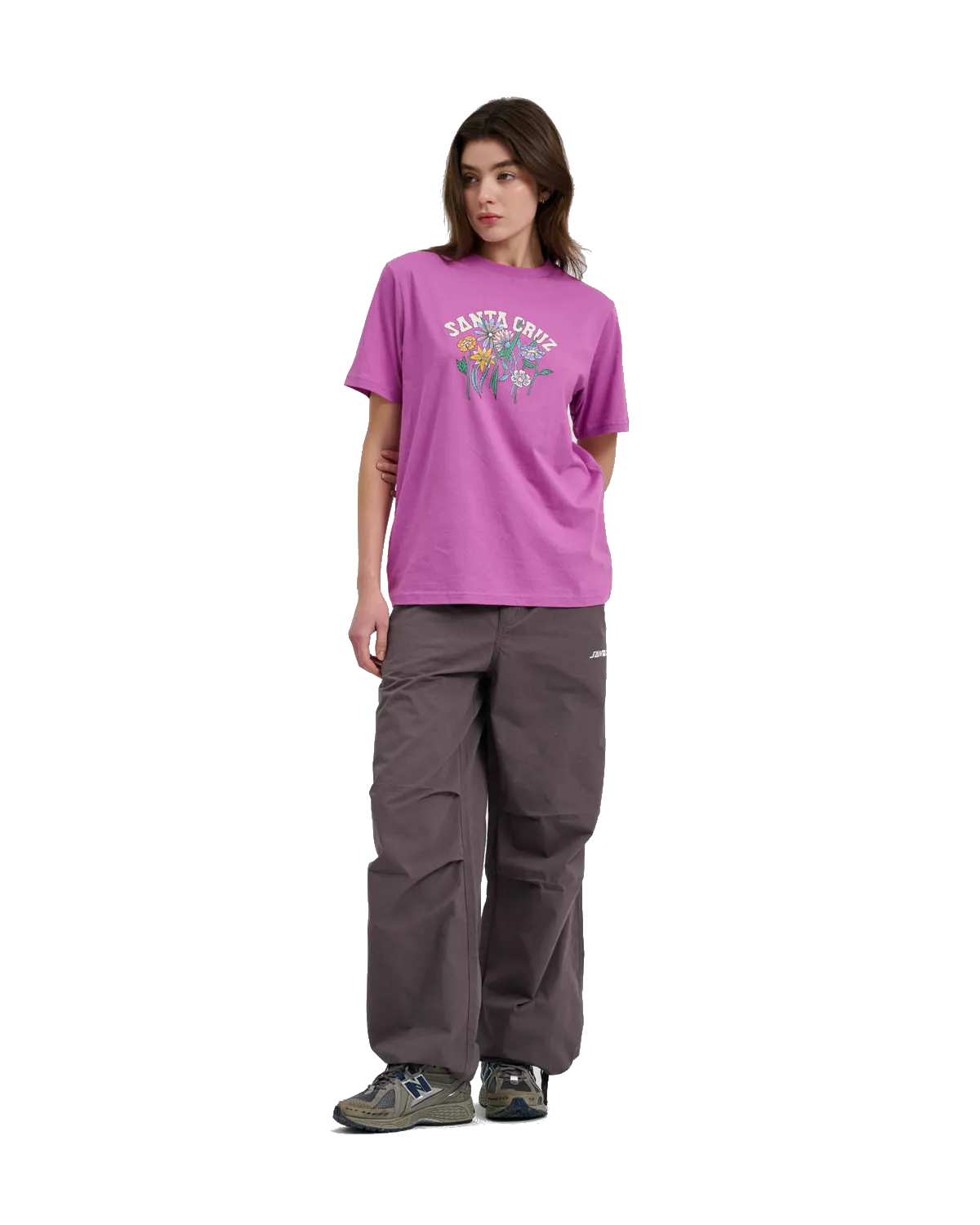 Field Strip T-Shirt in Hyper Violet