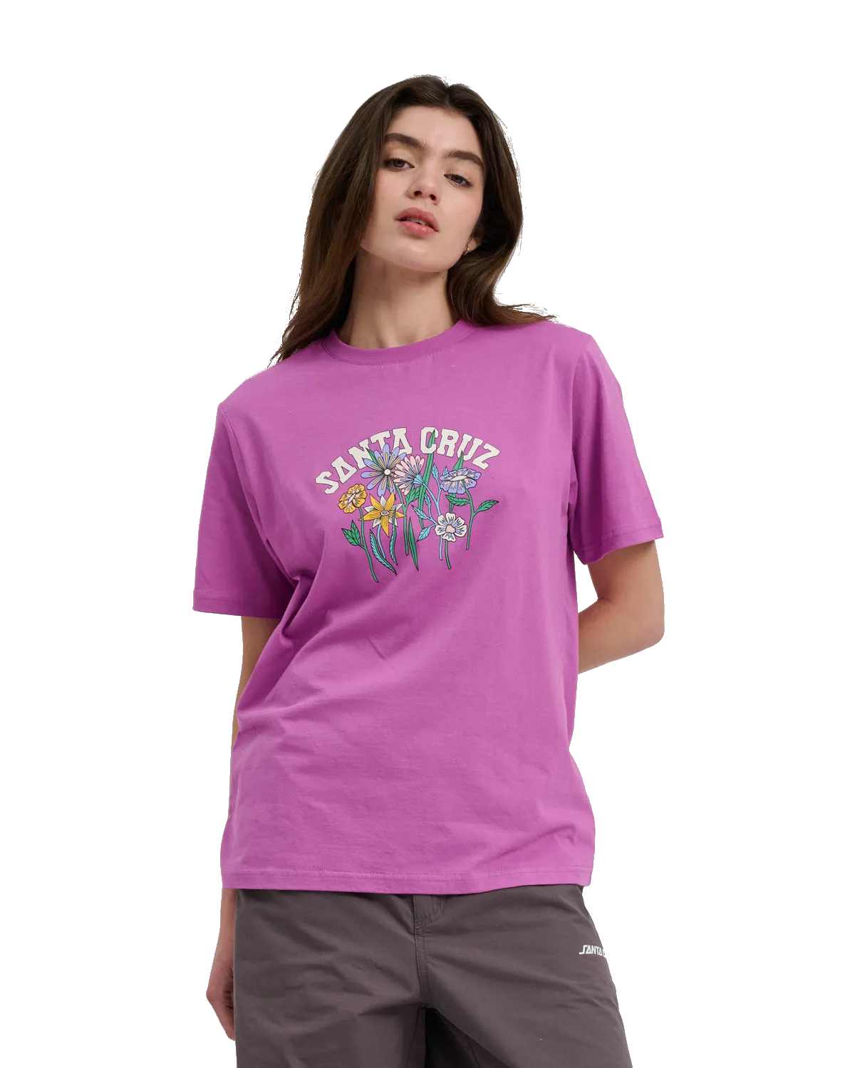 Field Strip T-Shirt in Hyper Violet