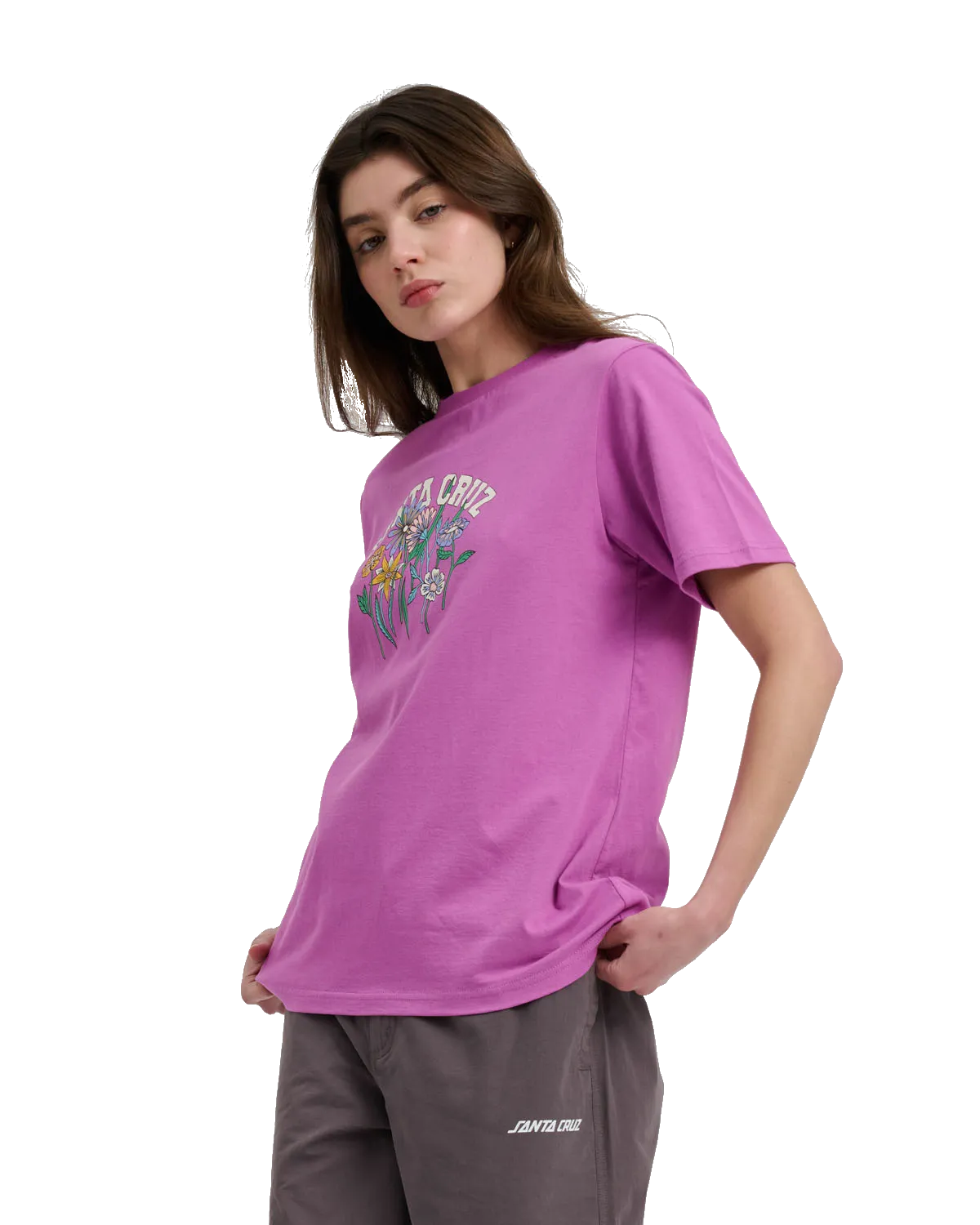 Field Strip T-Shirt in Hyper Violet
